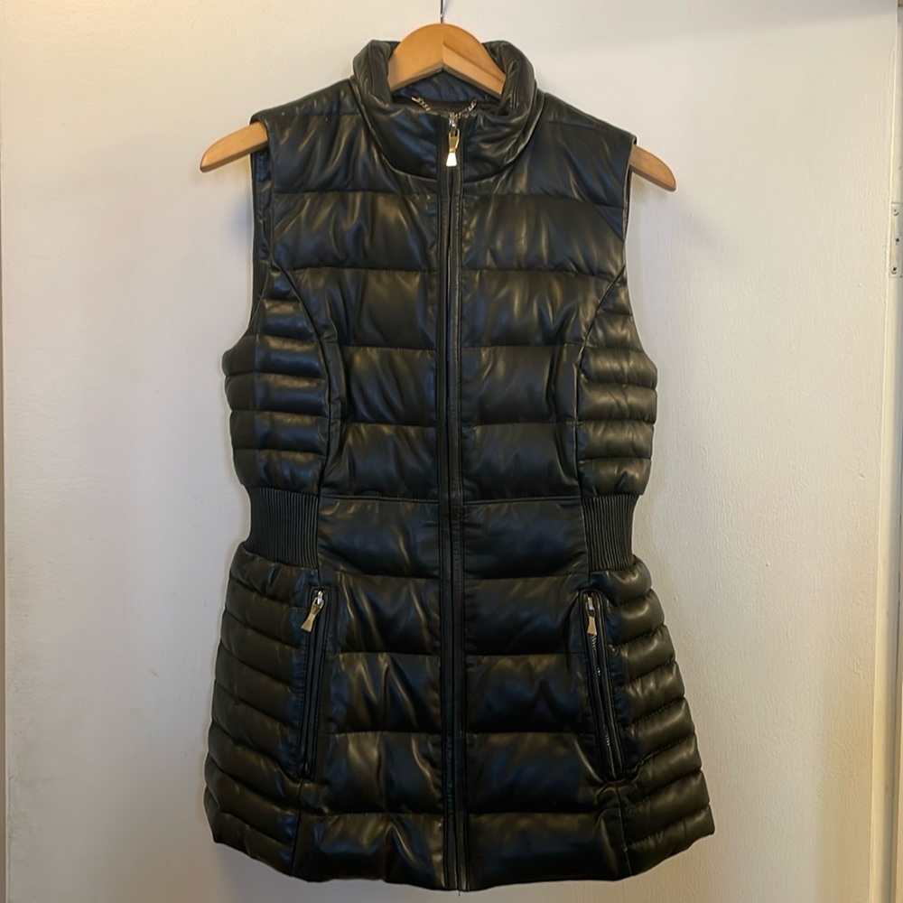 Kate Spade New York lambskin leather vest